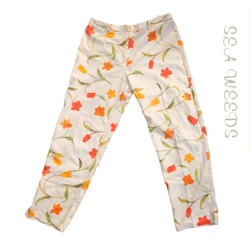 FLORAL SUMMERY PANTS